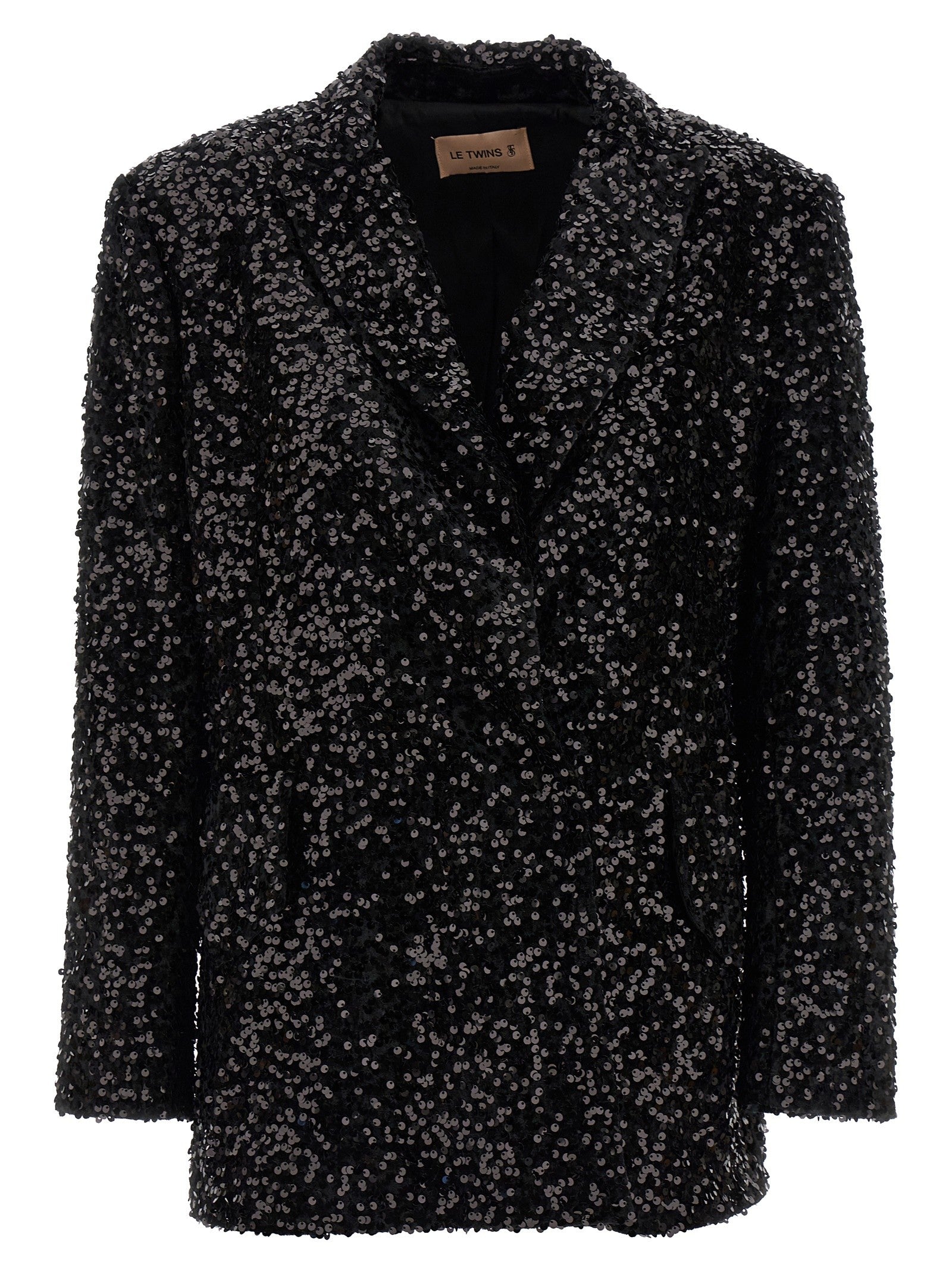 Le Twins Como Double Breasted Blazer Black