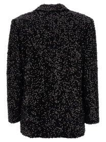 Le Twins Como Double Breasted Blazer Black