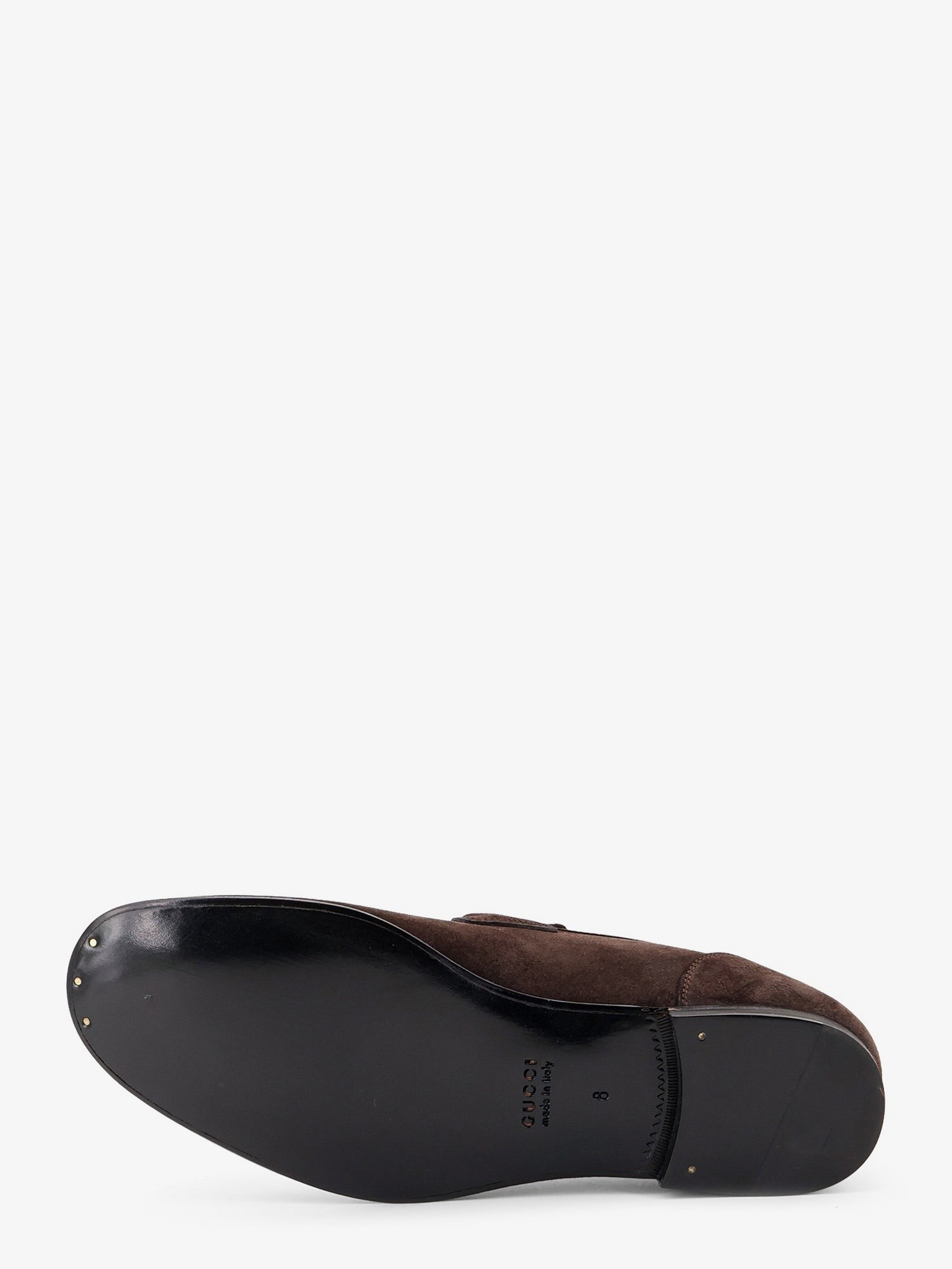 Gucci Men's Como Suede Loafers Gold