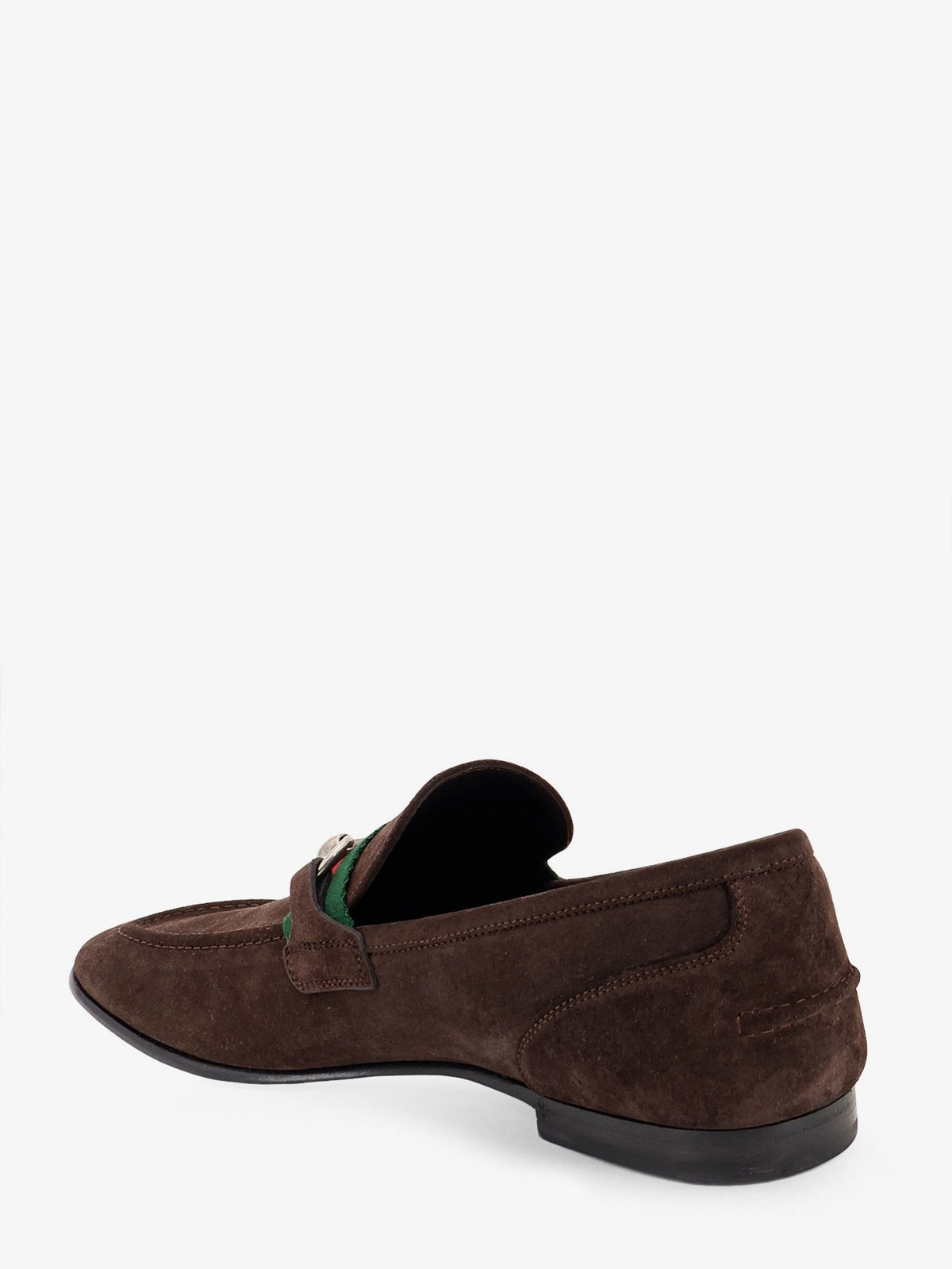 Gucci Men's Como Suede Loafers Gold, view 3