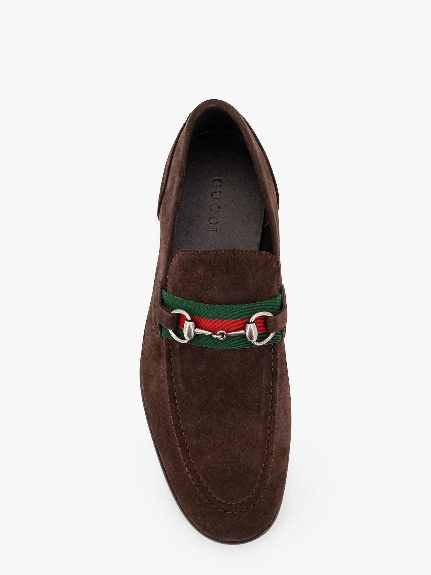 Gucci Men's Como Suede Loafers Gold