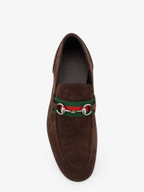 Gucci Men's Como Suede Loafers Gold