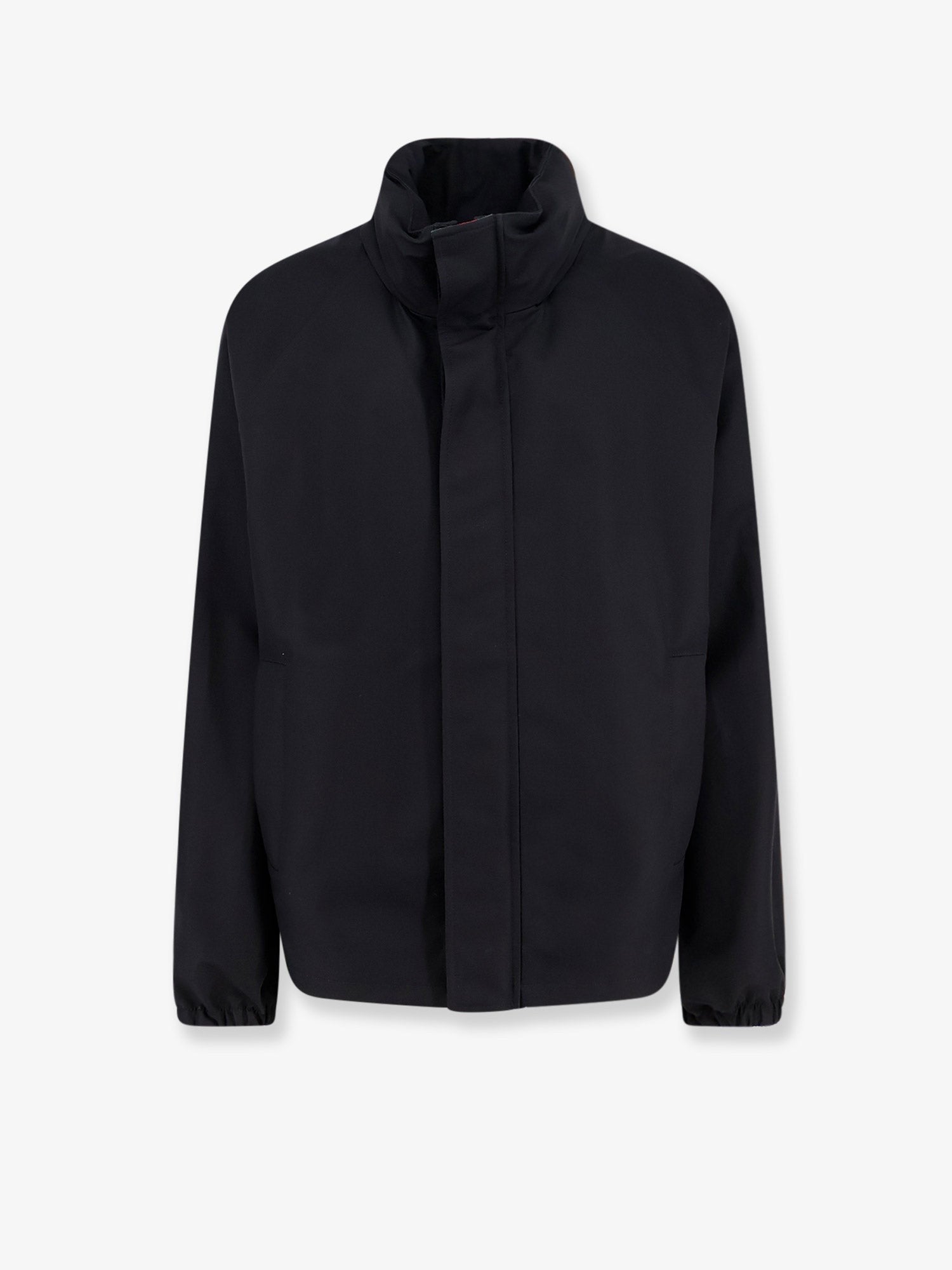 Gucci Men's Compact Cotton Canvas Jacket Black