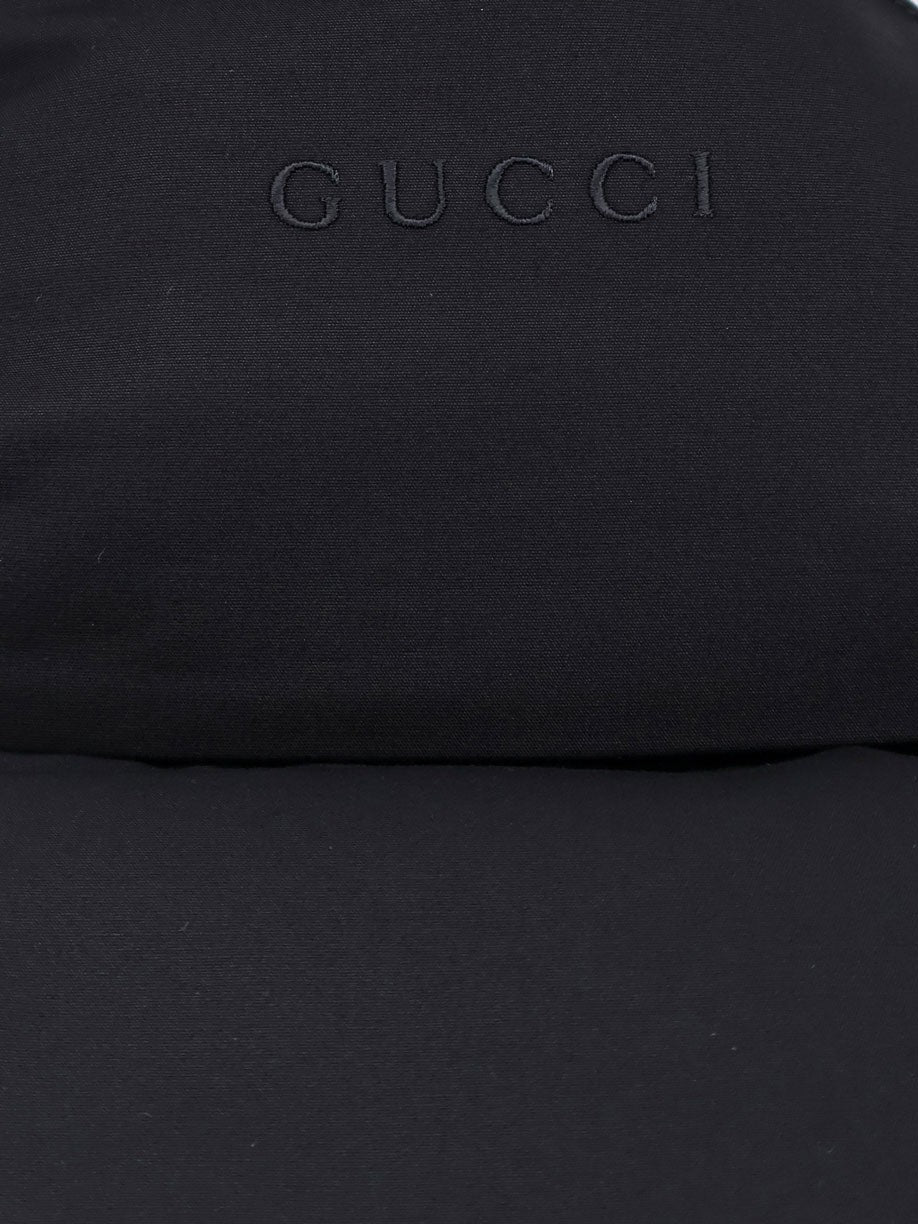 Gucci Men's Compact Cotton Canvas Jacket Black