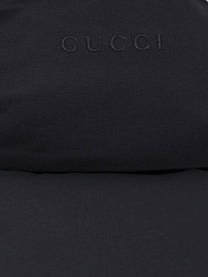 Gucci Men's Compact Cotton Canvas Jacket Black