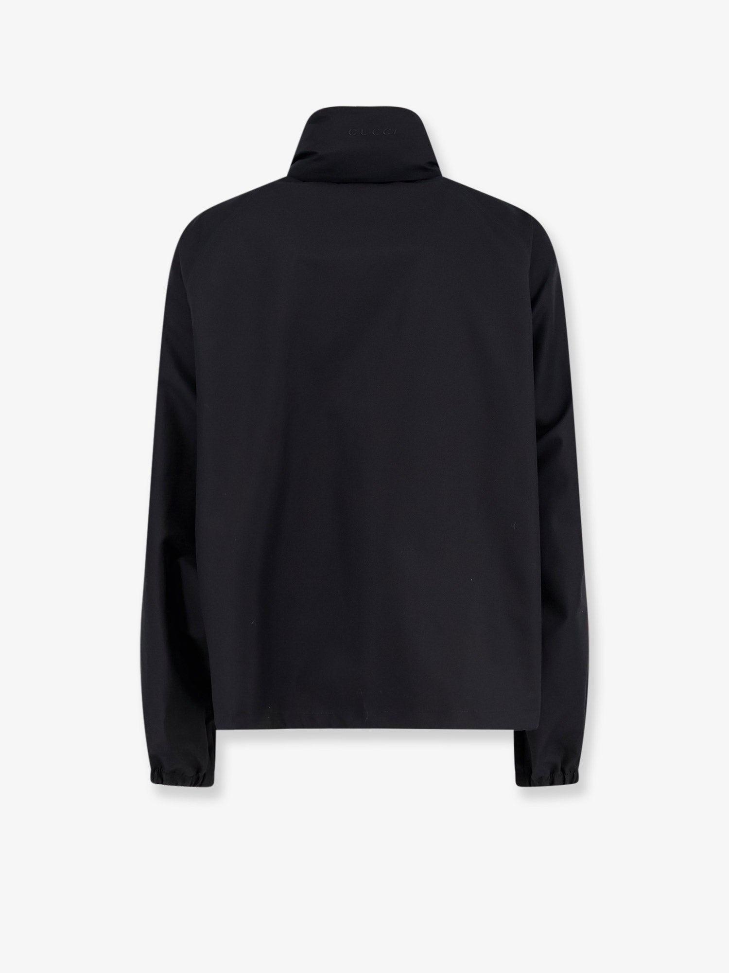 Gucci Men's Compact Cotton Canvas Jacket Black