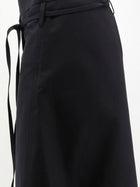 Bottega Veneta Women's Compact Cotton Canvas Skirt Black, view 3