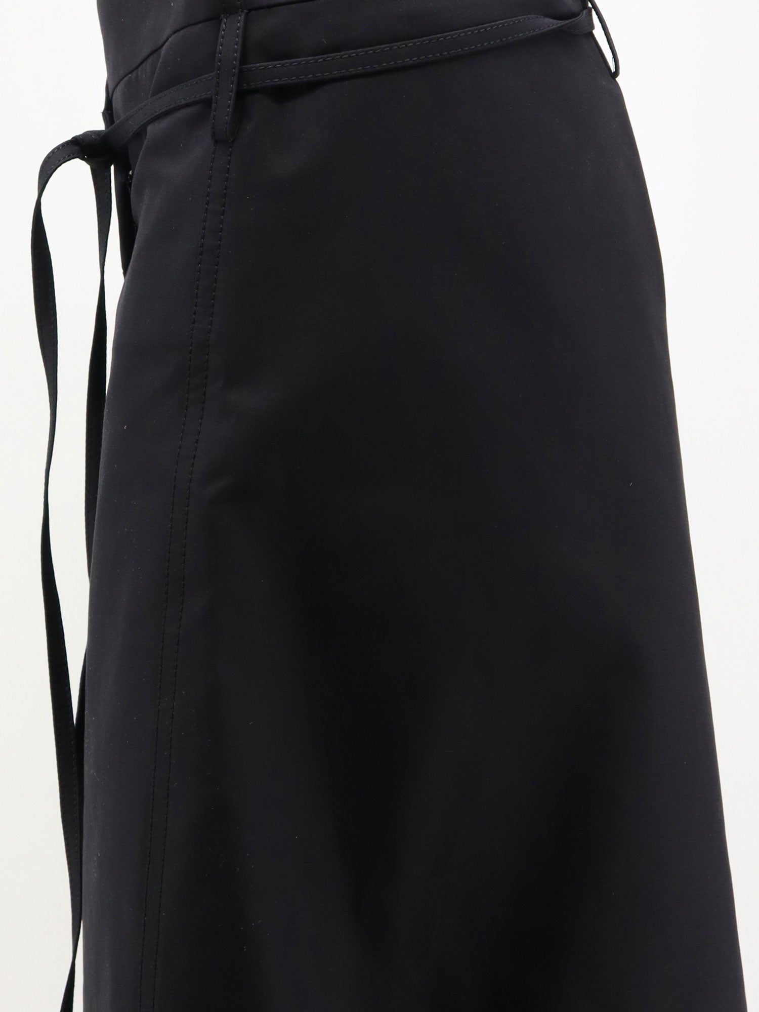Bottega Veneta Women's Compact Cotton Canvas Skirt Black
