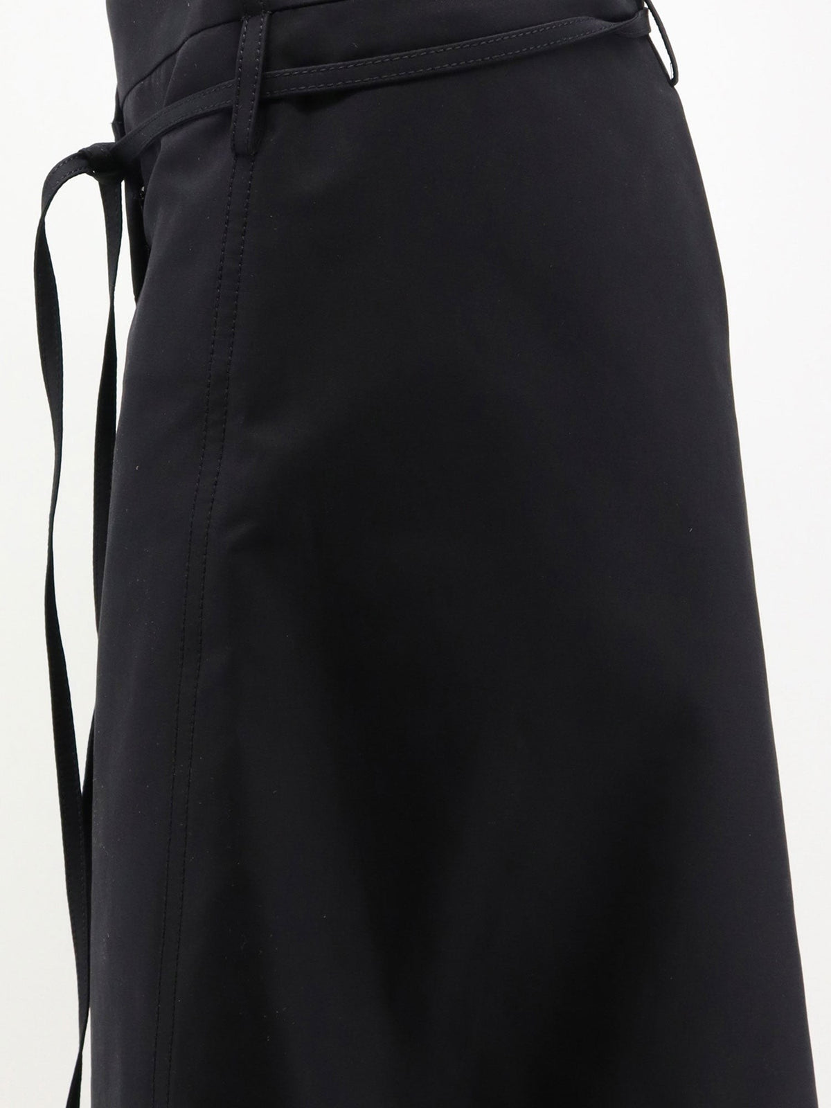 Bottega Veneta Women's Compact Cotton Canvas Skirt Black, view 3