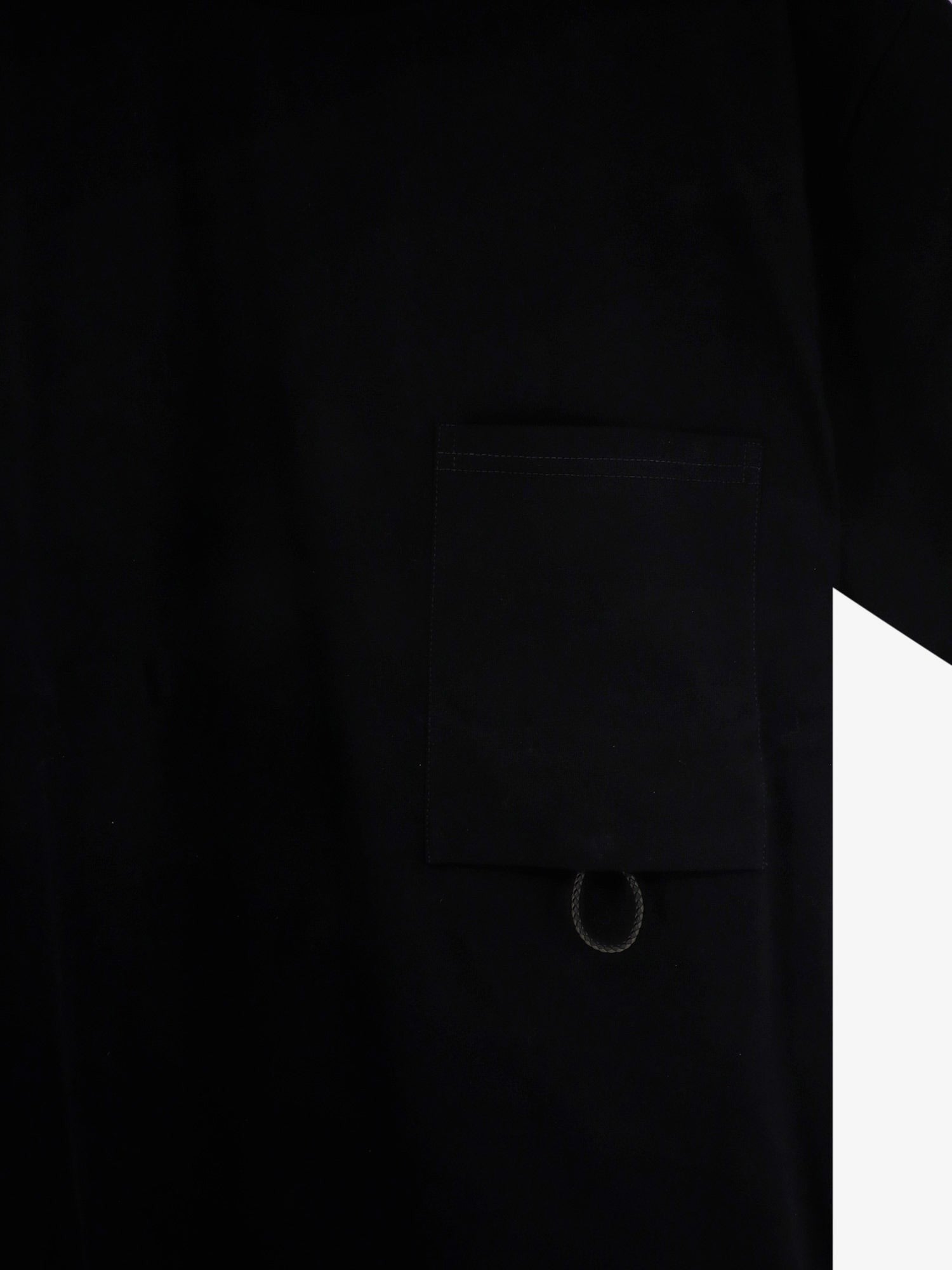 Bottega Veneta Men's Compact Cotton Shirt Black