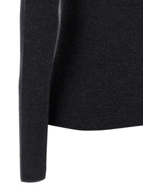 Toteme Compact Knit Sweater Grey