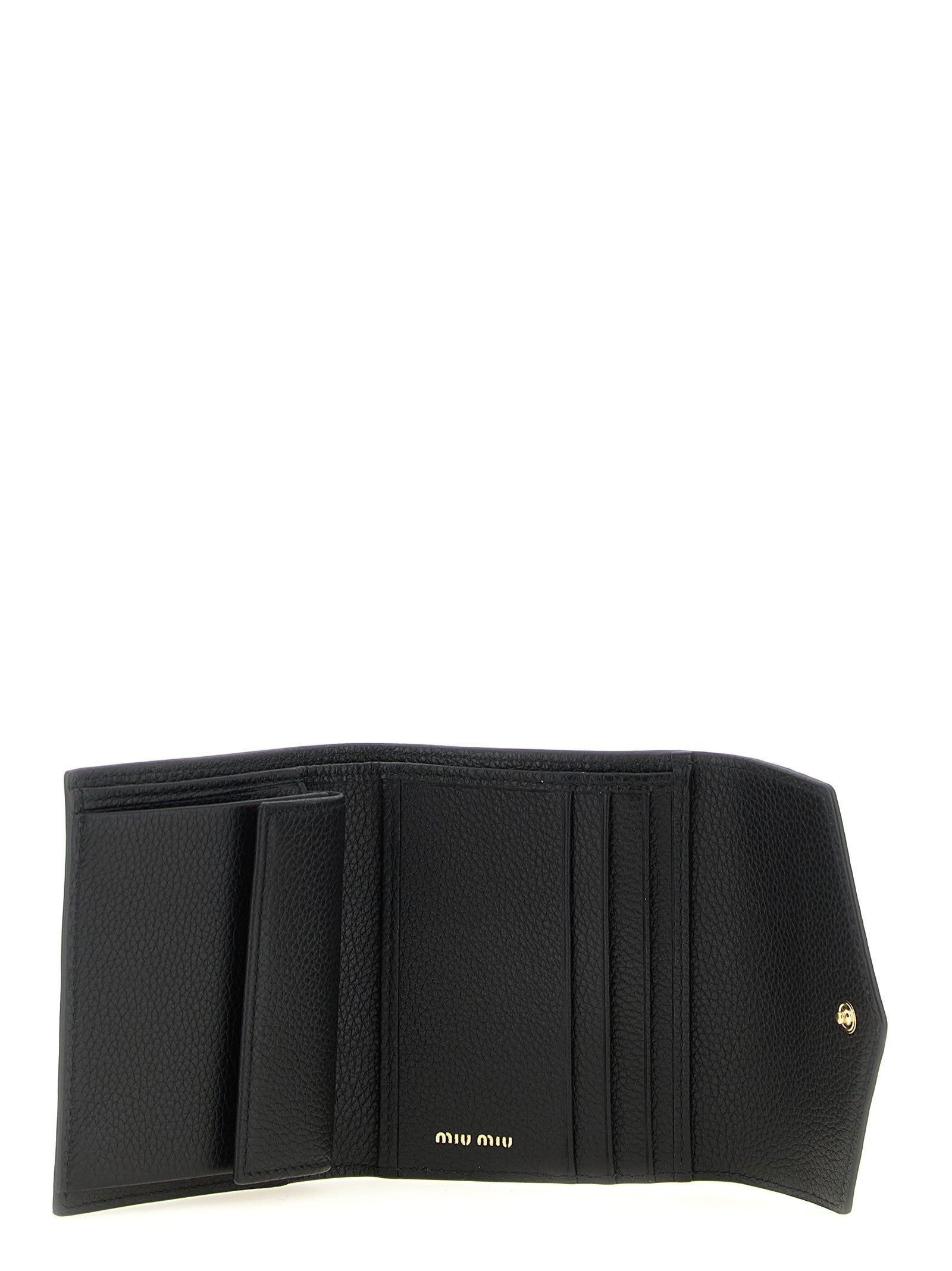 Miu Miu Compact Wallet Black