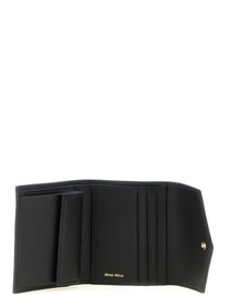Miu Miu Compact Wallet Black