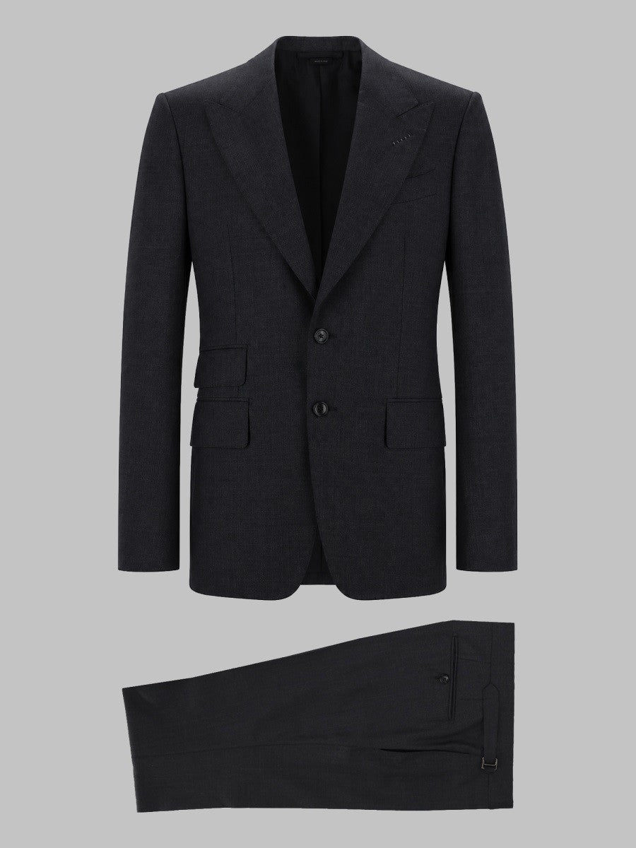 Tom Ford Men's Completo Shelton in Grisaglia Blue