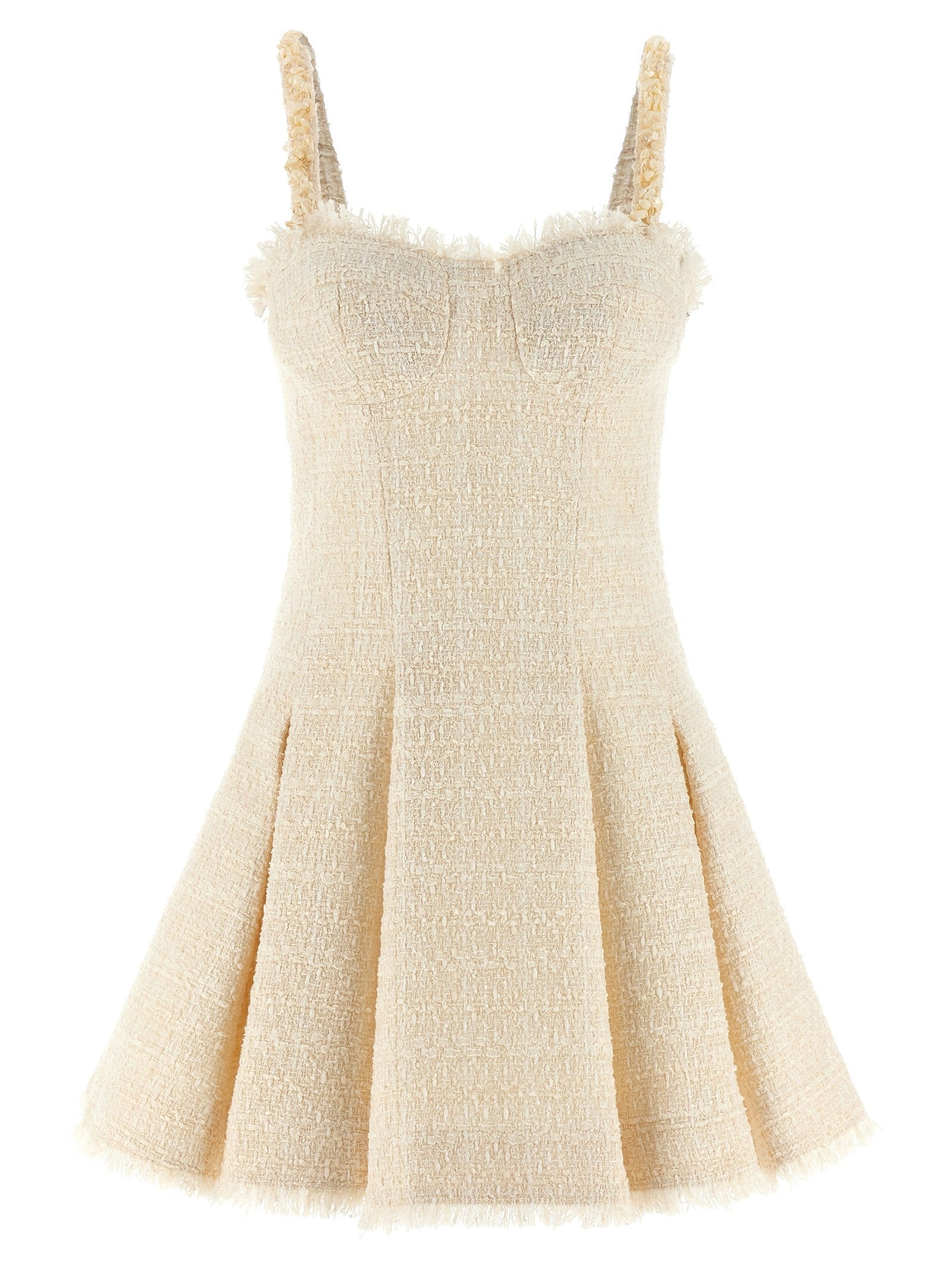 Balmain Conchiglie Dress White