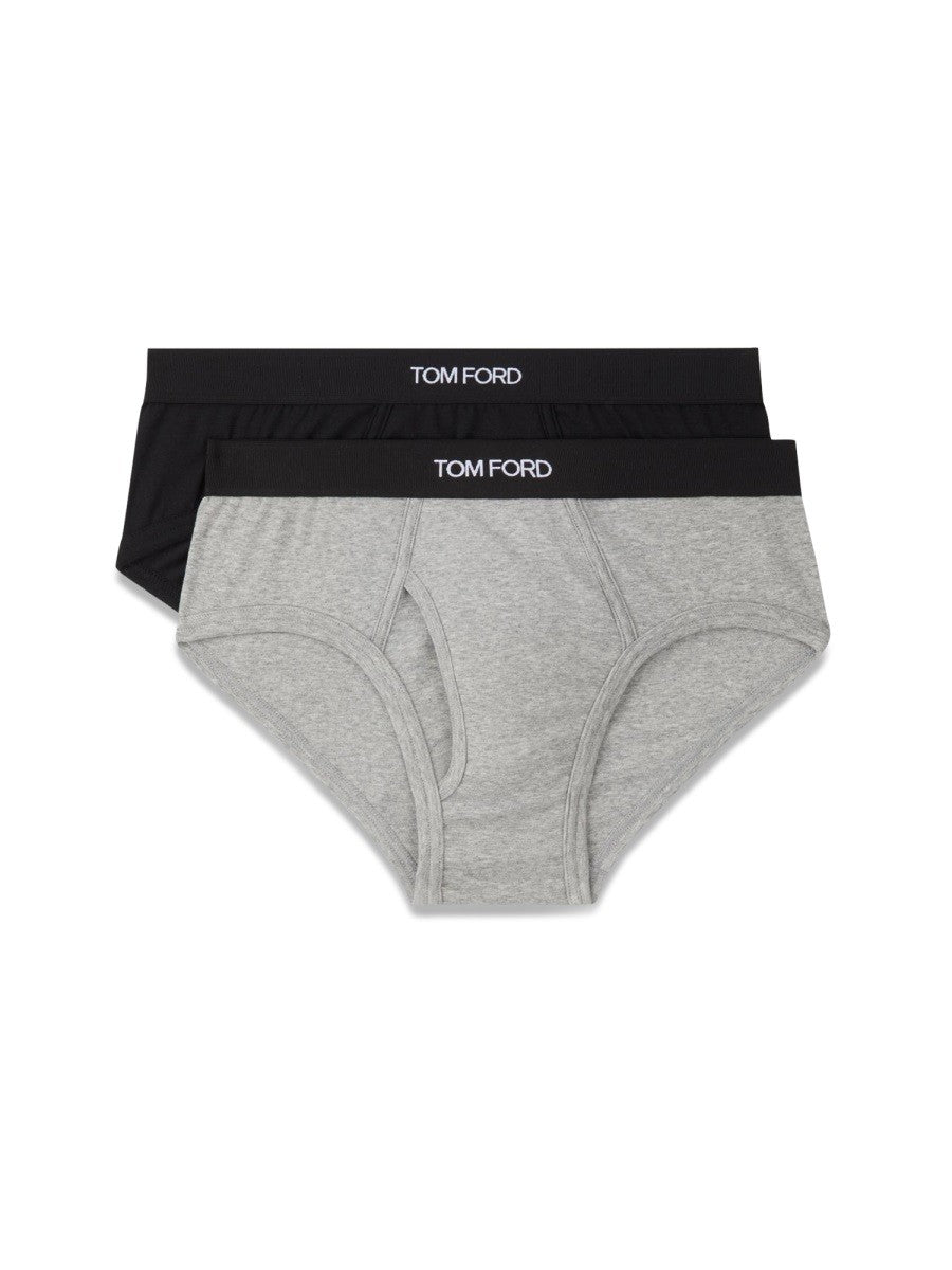 Tom Ford Men's Confenzione DA Due Slip Black
