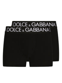 Dolce &amp; Gabbana Men's Confezione DA Due Boxer Black