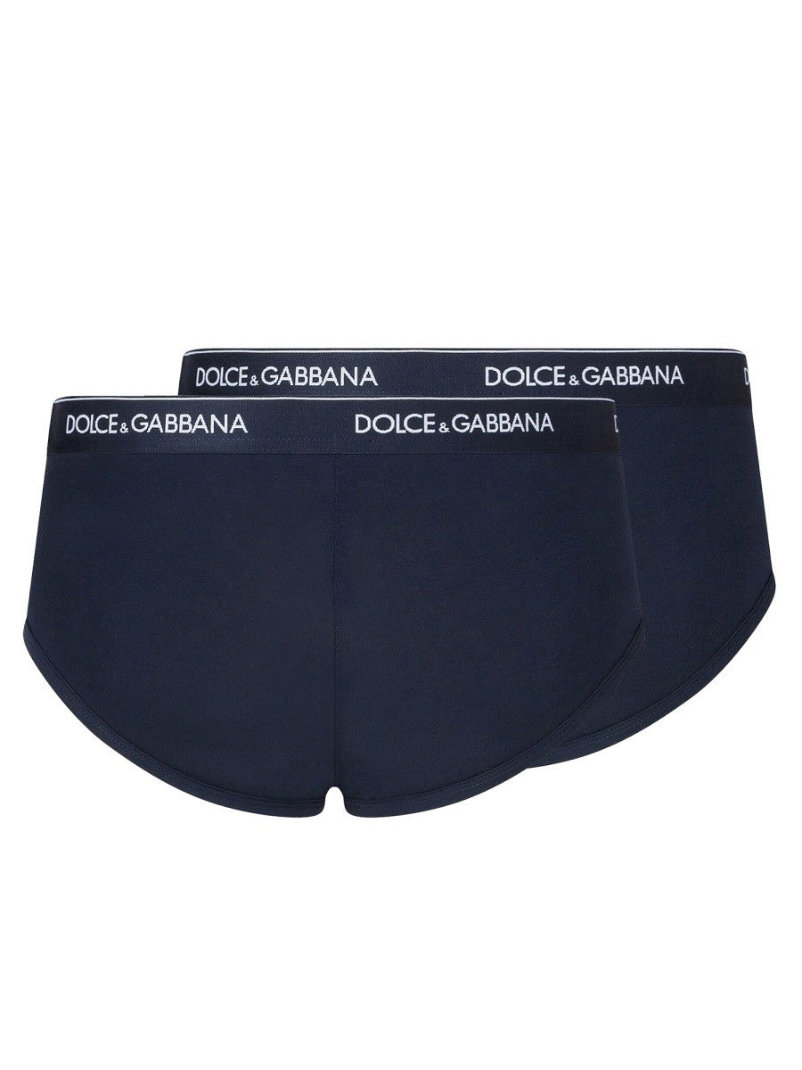 Dolce &amp; Gabbana Men's Confezione DA Due Slip Blue
