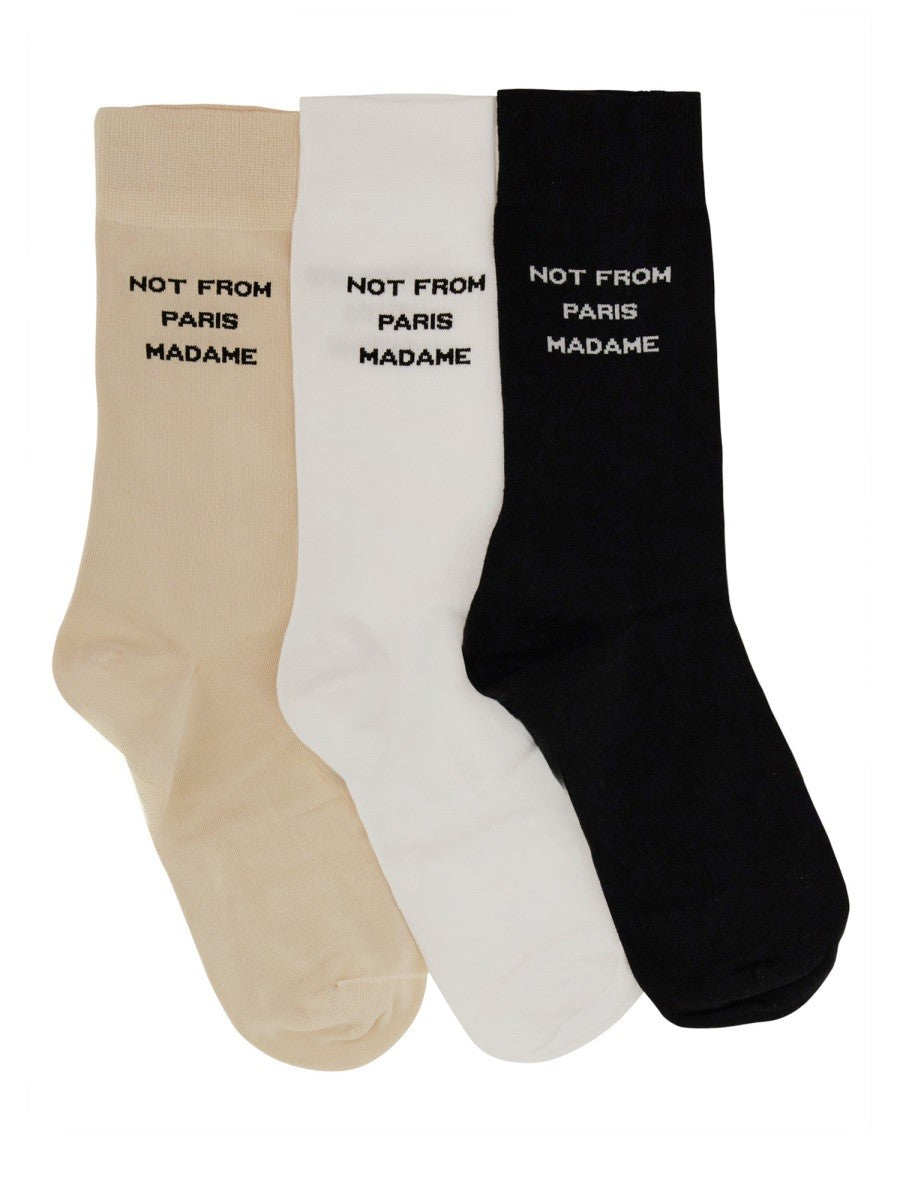 Drôle de Monsieur Men's Confezione DA Tre Calzini Multicolor
