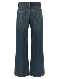 Brunello Cucinelli Contemporary Loose Jeans Blue