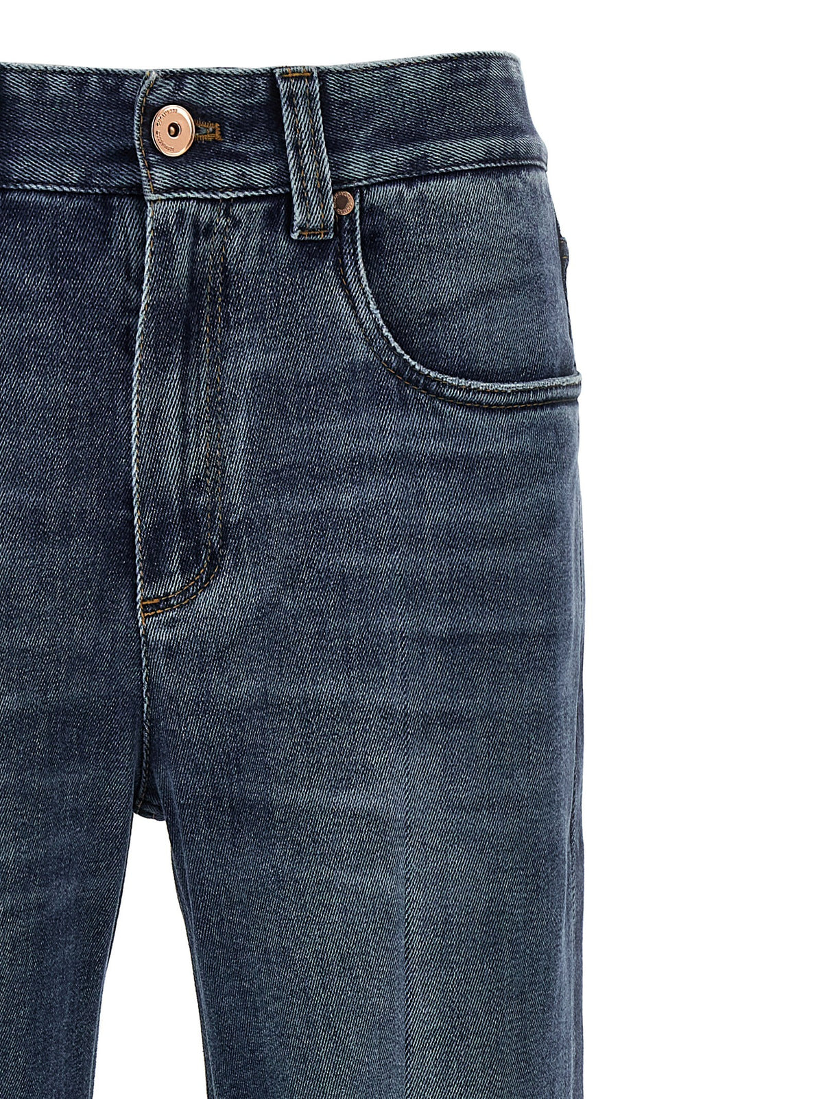 Brunello Cucinelli Contemporary Loose Jeans Blue, view 3