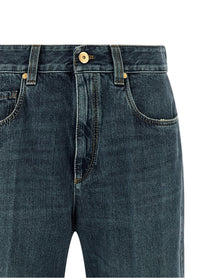 Brunello Cucinelli Contemporary Loose Jeans Blue