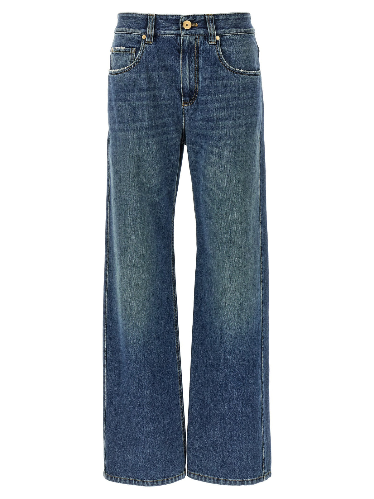 Brunello Cucinelli Contemporary Loose Jeans Blue
