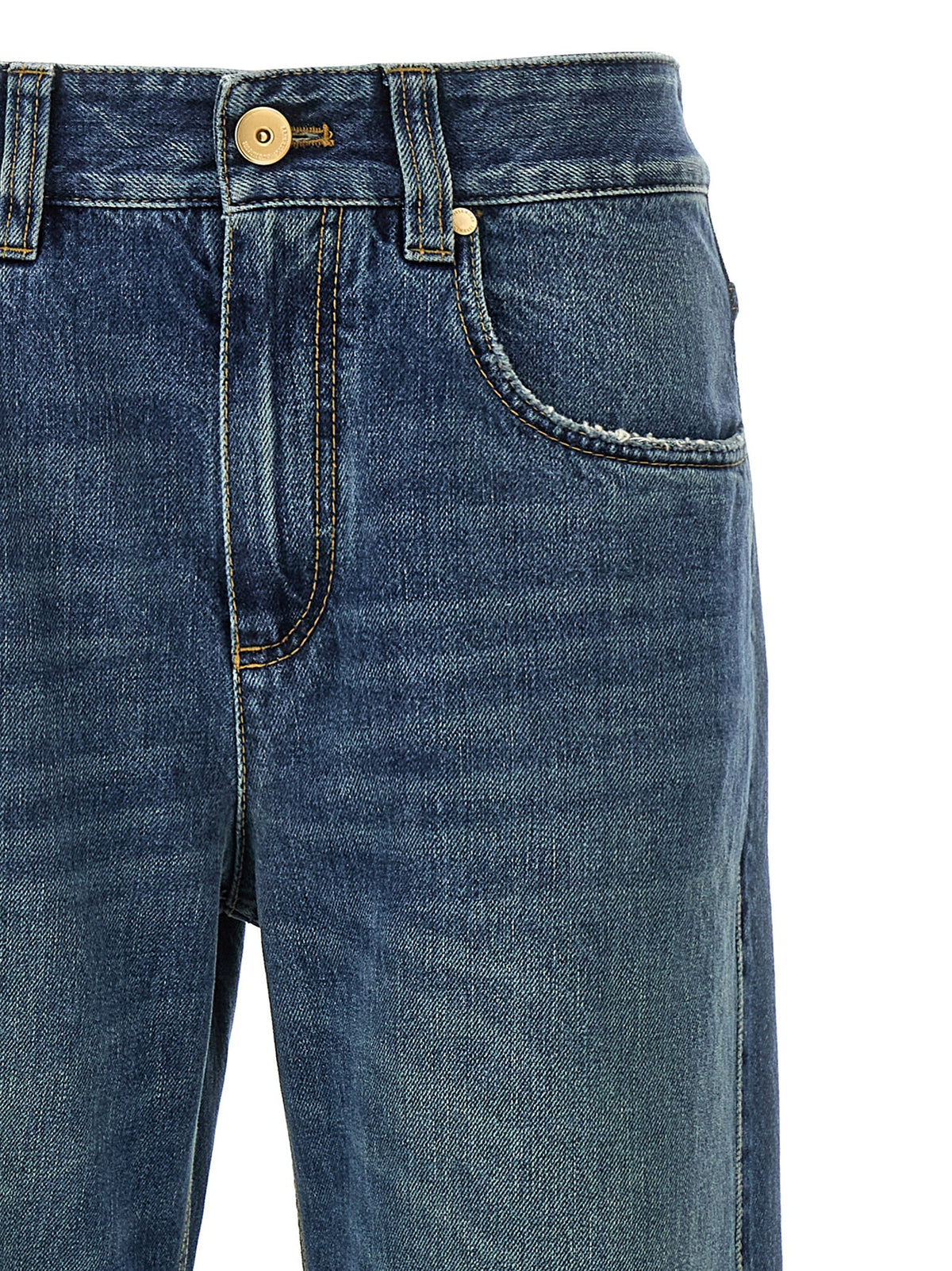 Brunello Cucinelli Contemporary Loose Jeans Blue, view 3