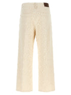 Brunello Cucinelli Contemporary Square Pants Beige, view 2