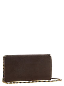 Stella McCartney Continental Falabella Wallet on Chain Brown