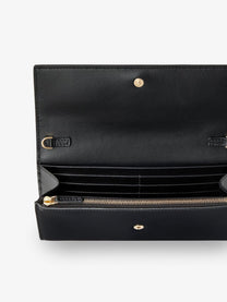 Fendi Women's Continental Leather Crossbody Bag Black