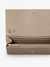 Fendi Women's Continental Leather Crossbody Bag Gold