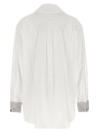 PRADA Contrast Cuffs Shirt White, view 3