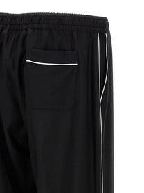 Dolce &amp; Gabbana Contrast Piping Pants Black