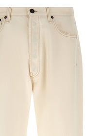 PRADA Contrast Stitching Jeans White