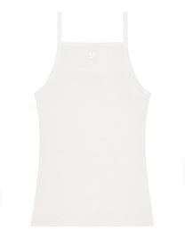 courrèges Women's Contrasting Tank Top White