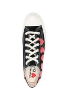 Converse Unisex Chuck Multi Hearts Sneaker Black, view 3