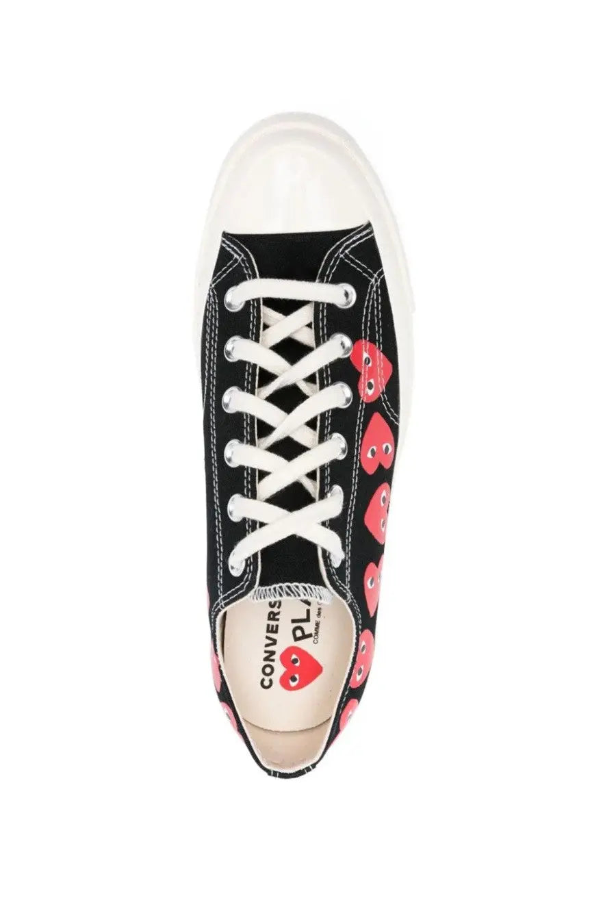 Converse Unisex Chuck Multi Hearts Sneaker Black, view 3