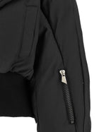 The Attico Convertible Neck Down Jacket Black, view 4
