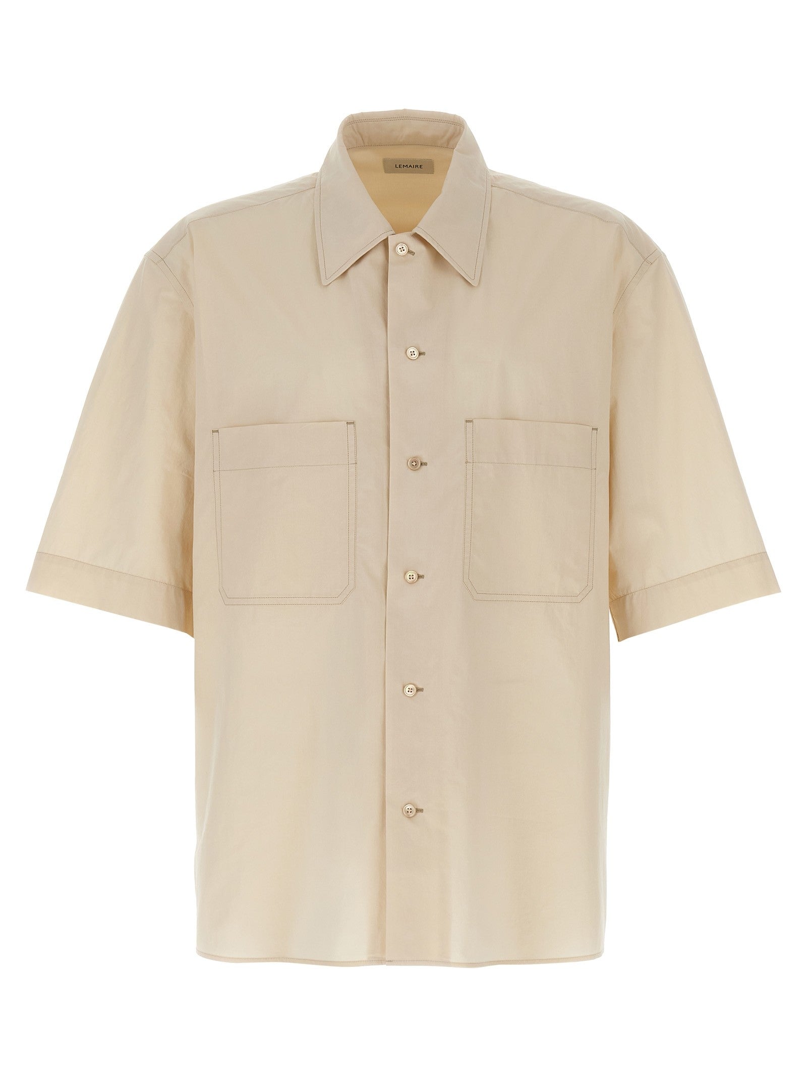 Lemaire Convertible Shirt Beige