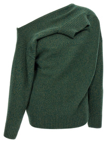 Victoria Beckham Convertible Sweater Green