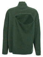 Victoria Beckham Convertible Sweater Green, view 2