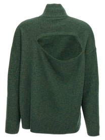 Victoria Beckham Convertible Sweater Green