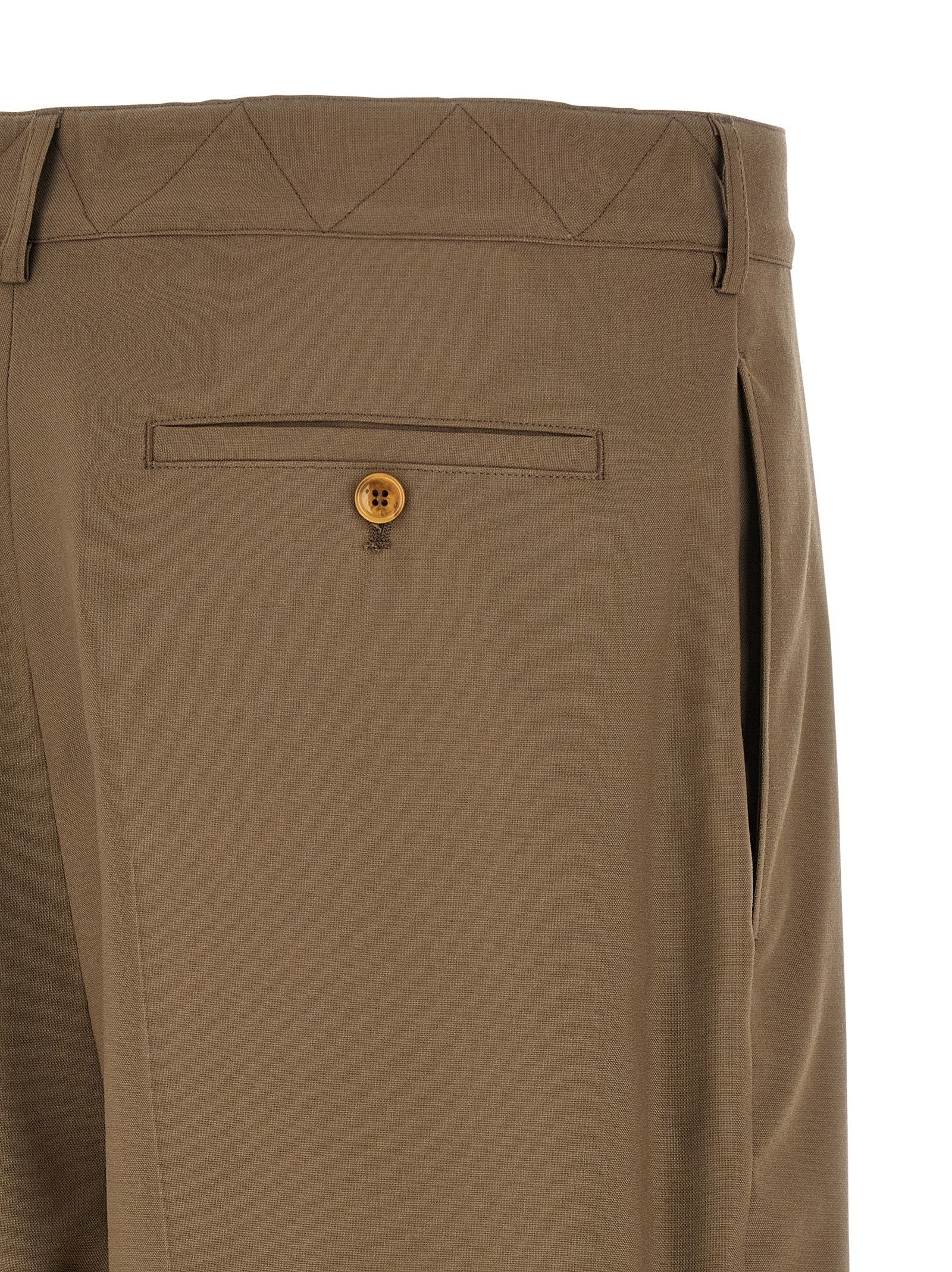 Marni Cool Wool Pants Beige
