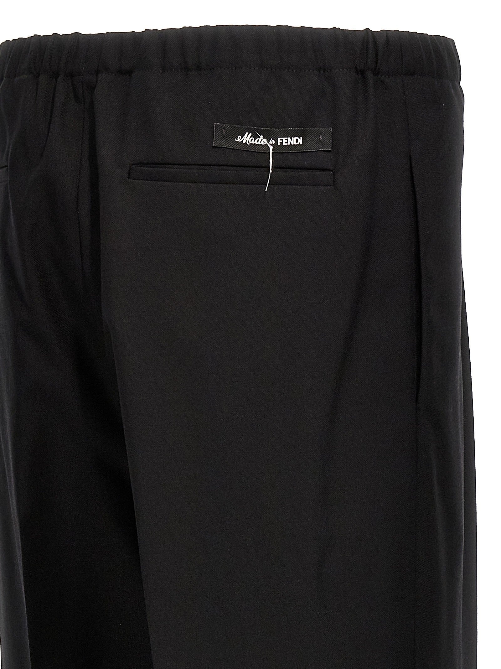 Fendi Cool Wool Pants Black