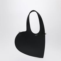 Coperni - Coperni Mini Heart bag in black leather - Shopper