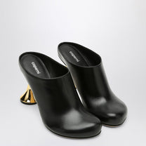 Coperni - Coperni Orchestra Closed Mule Heel in black leather - Women’s Shoes