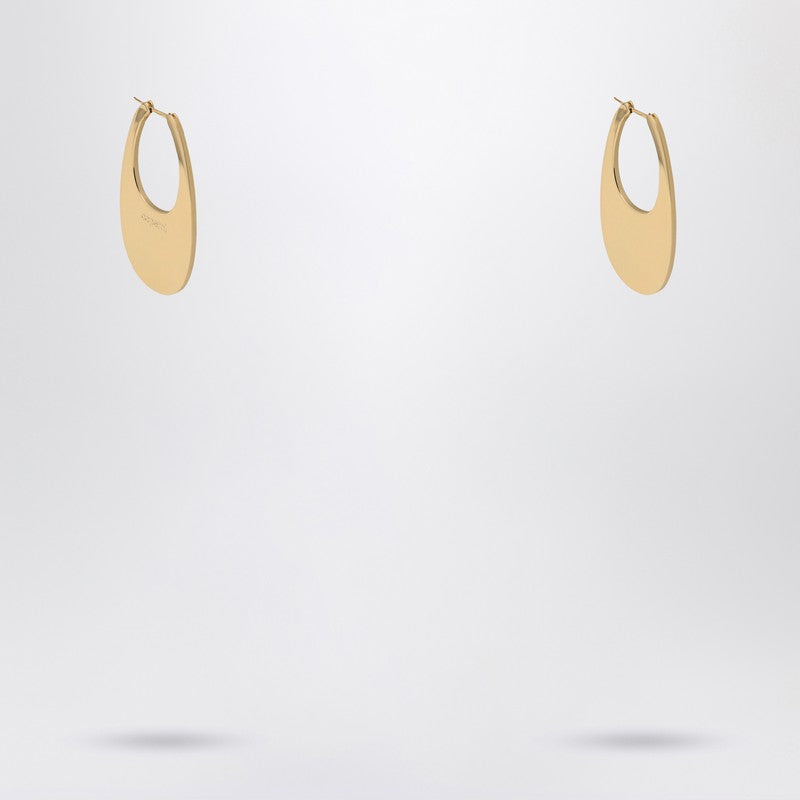 Coperni - Coperni Large golden Swipe earrings - Jewellery