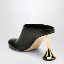 Coperni - Coperni Orchestra Closed Mule Heel in black leather - Women’s Shoes