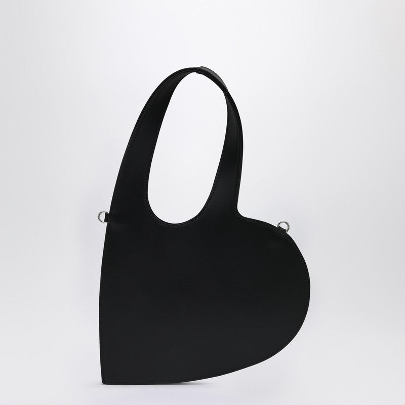 Coperni - Coperni Mini Heart bag in black leather - Shopper